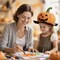 30PCS 3.5 Inches Wooden Pumpkin Cutouts Unfinished Blank Pumpkin